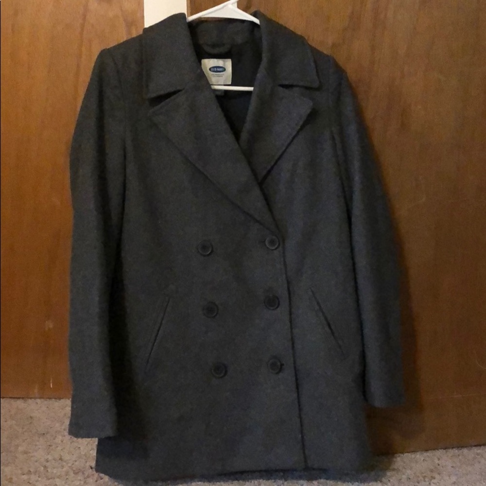 Grey pea coat never worn!